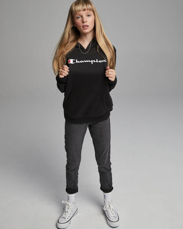 Champion Girls' Logo Hoodie for Womens