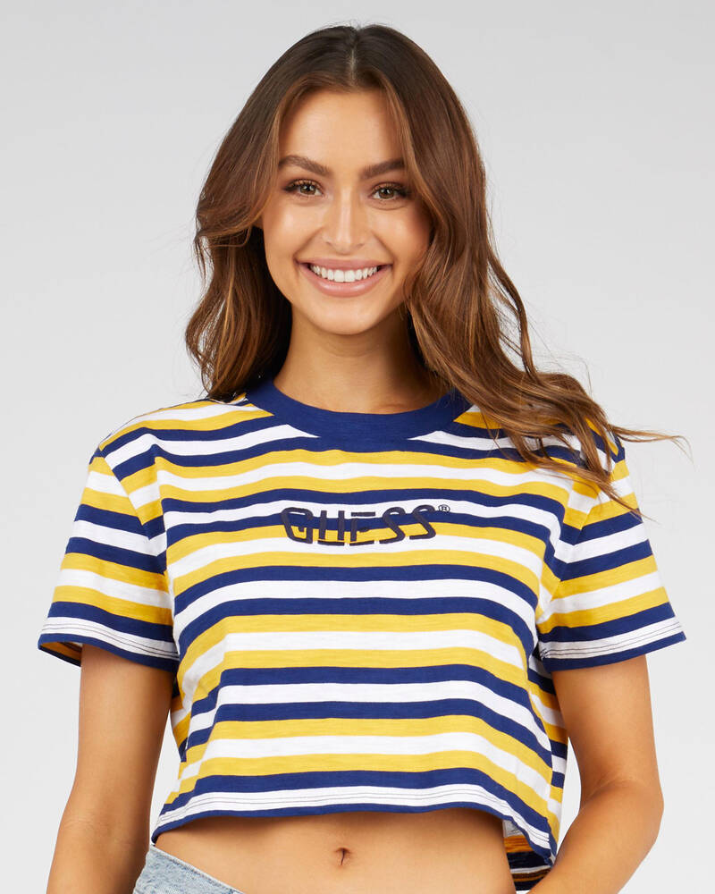 GUESS David Stripe T-Shirt for Womens