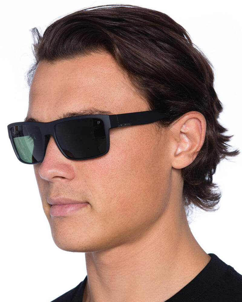 Quiksilver Ridgemont Matte Black Polarized Sunglasses for Mens