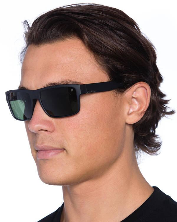 Quiksilver Ridgemont Matte Black Polarized Sunglasses for Mens