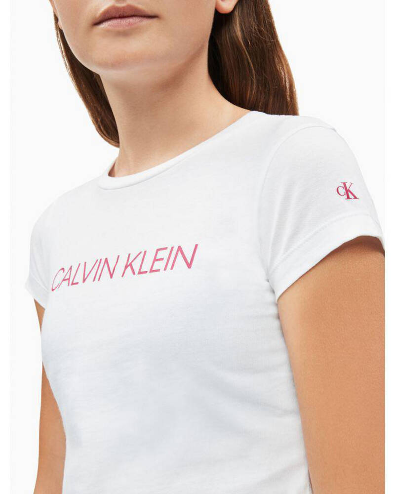 Calvin Klein Underwear Girls' Institutional T-Shirt for Womens