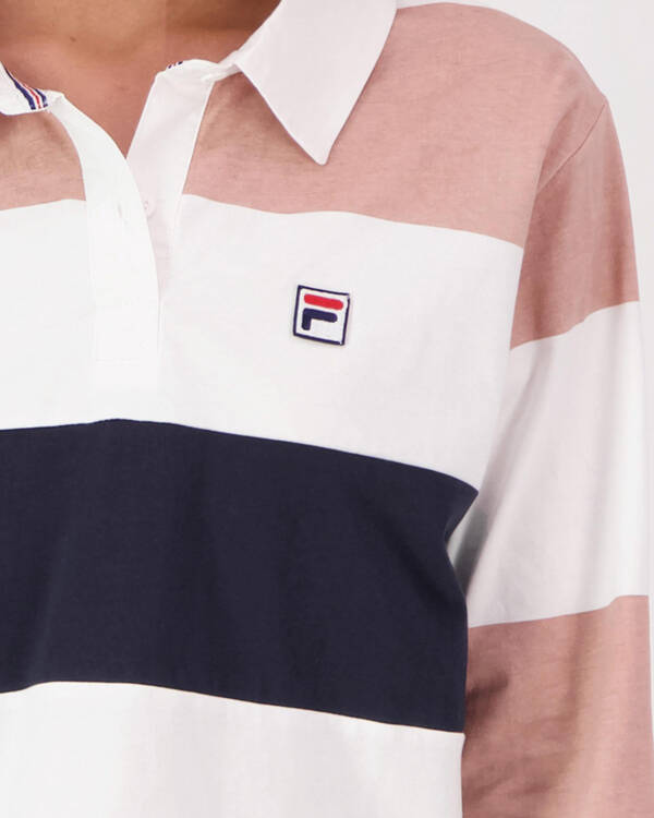 Fila City Cypress Long Sleeve Rugby Top for Womens