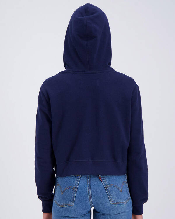 Calvin Klein Jeans Institutional Curved Hoodie for Womens