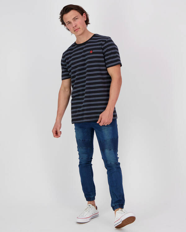 Lucid Commando Denim Jogger Pants for Mens
