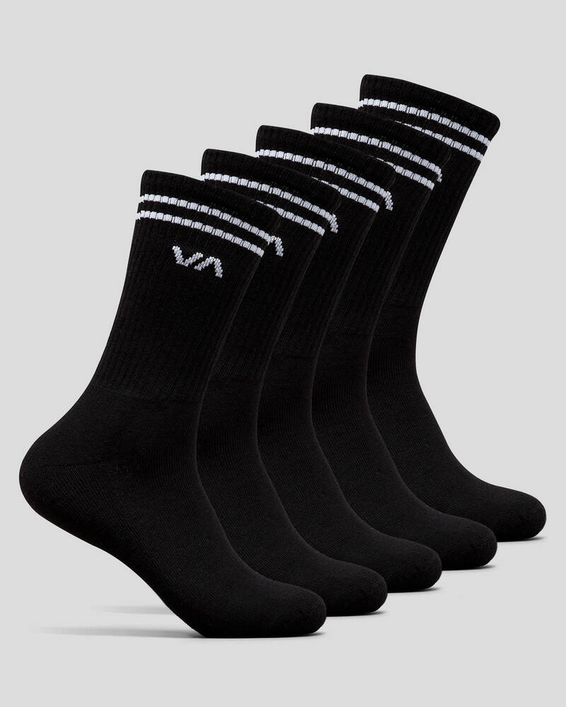 RVCA Union 5pk Socks for Mens