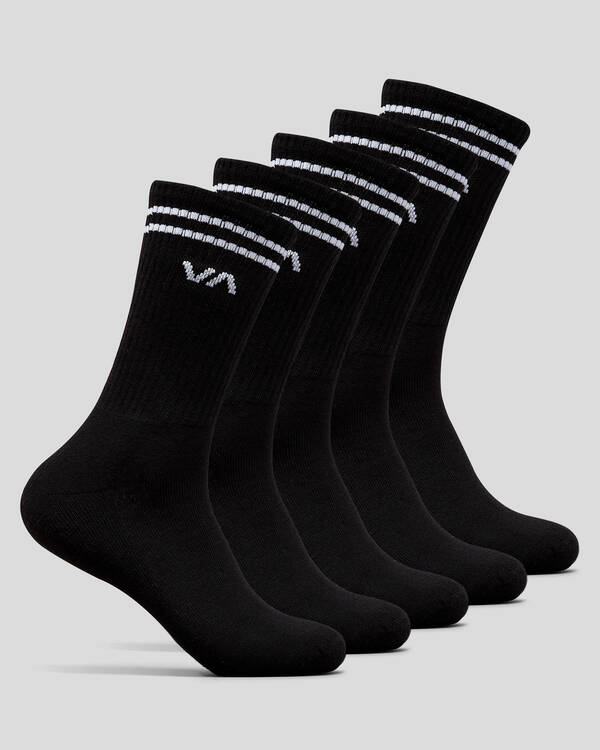 RVCA Union 5pk Socks for Mens