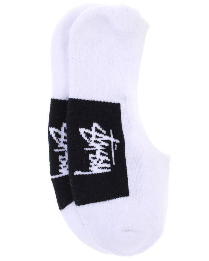 Stussy Stock Invisible 3 Pack Socks for Mens