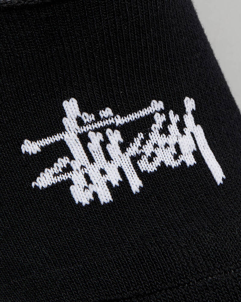 Stussy Graffiti No Show Socks 3 Pack for Mens