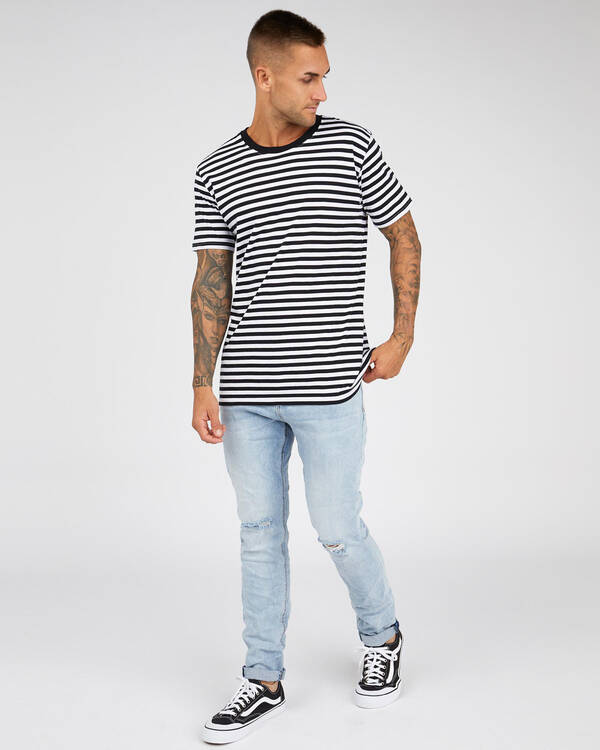 Black Palms The Tapered Slim Jeans for Mens