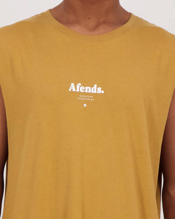 Afends Distortion Muscle Tank for Mens