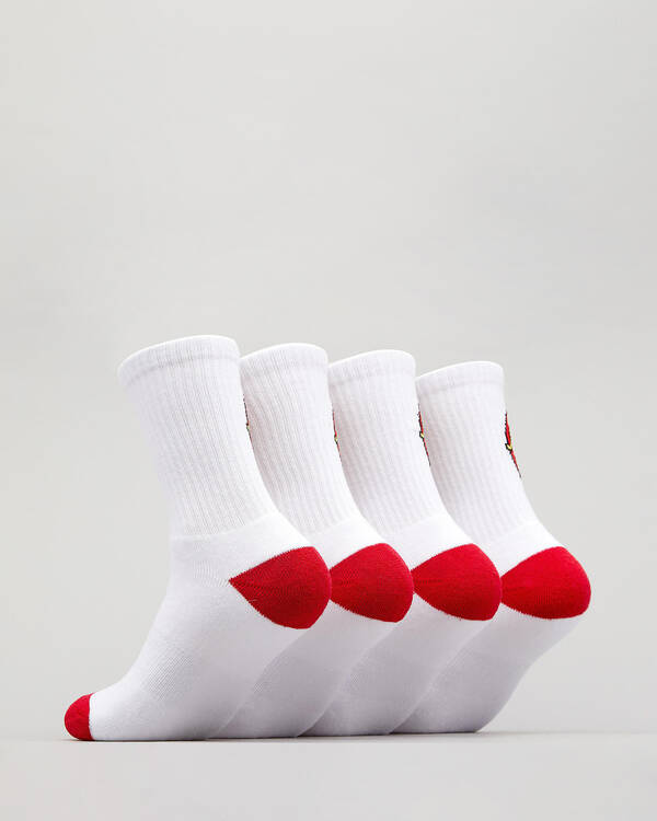 Santa Cruz Boys 4 Pack Socks for Mens
