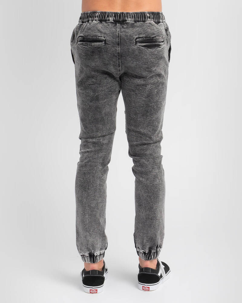 Lucid Commando Denim Jogger Pants for Mens