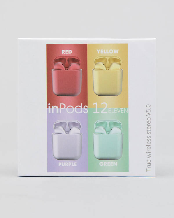 Get It Now Wireless Inpod 12 Earbud Headphones for Unisex