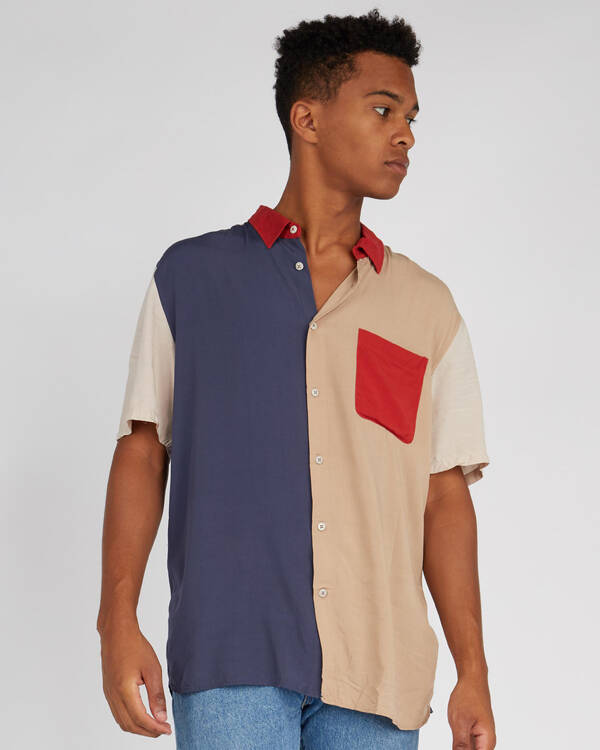 Barney Cools Holiday Short Sleeve Shirt for Mens