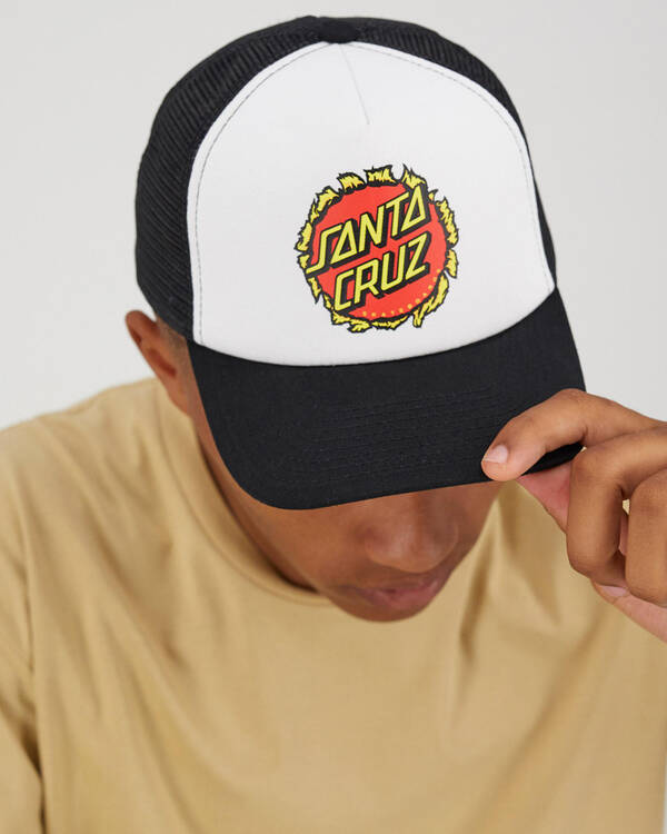 Santa Cruz Boys' Breaker Dot Trucker Cap for Mens