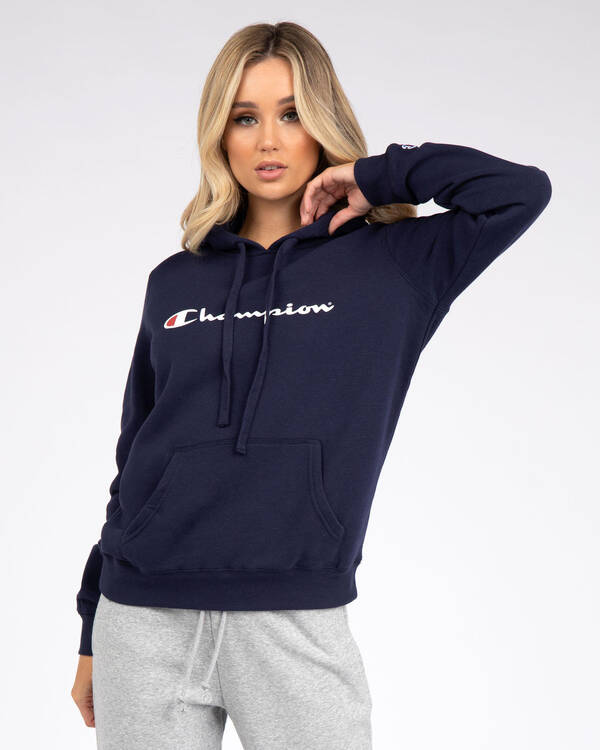 Champion Logo Hoodie for Womens