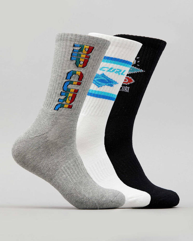 Rip Curl Icons Socks 3 Pack for Mens