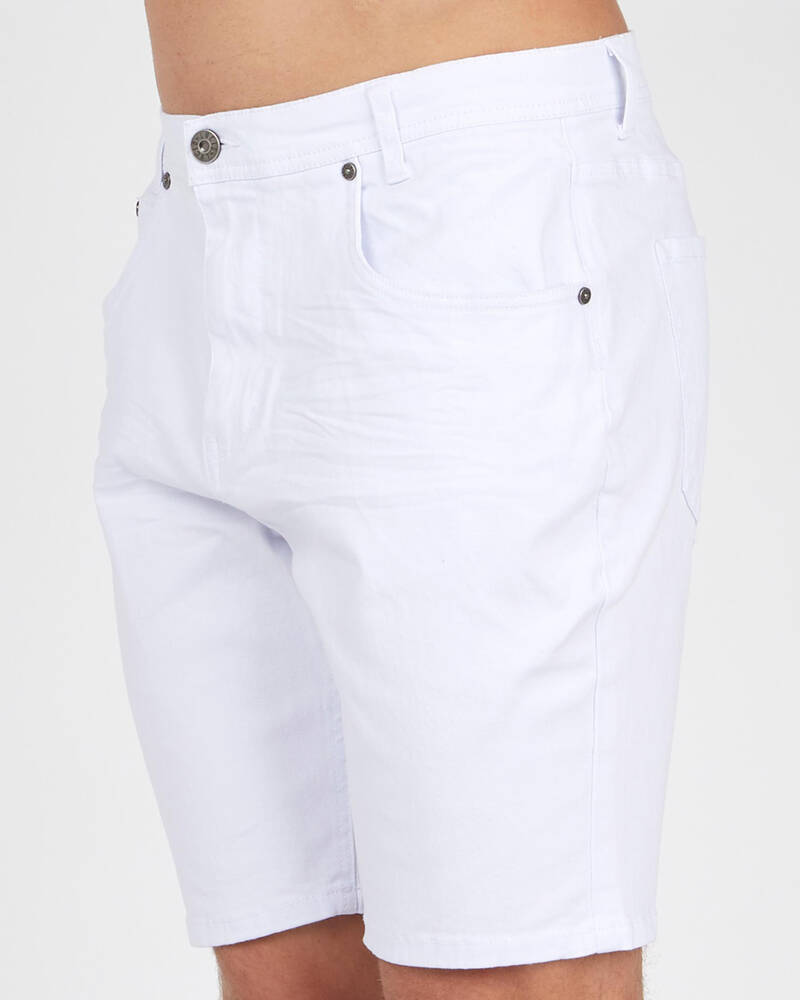 Lucid Icecap Denim Shorts for Mens