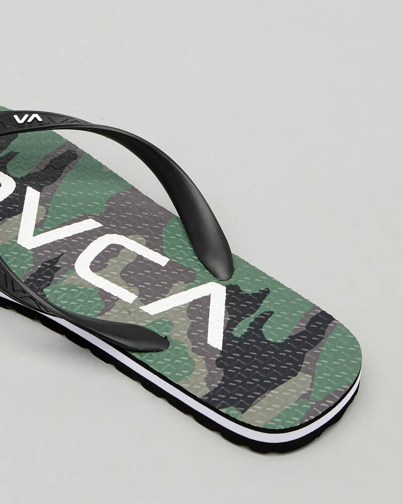 RVCA Trench Twn 3 Thongs for Mens