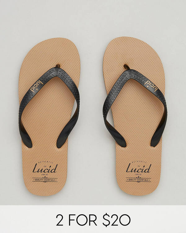 Lucid Wedge Thongs for Mens