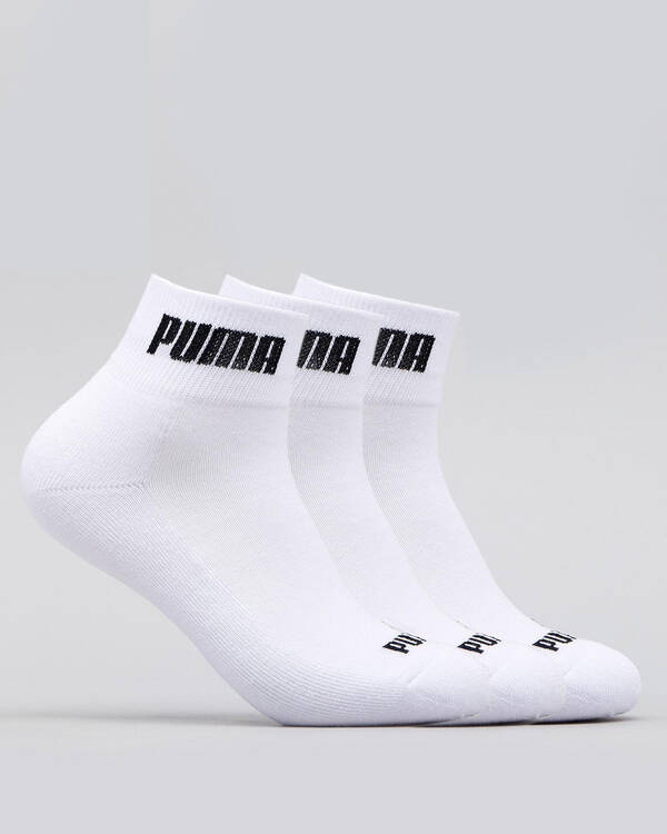 Puma Womens Quarter Crew Sock Pack for Womens