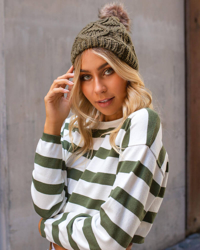 Mooloola Dani Pom Pom Beanie for Womens