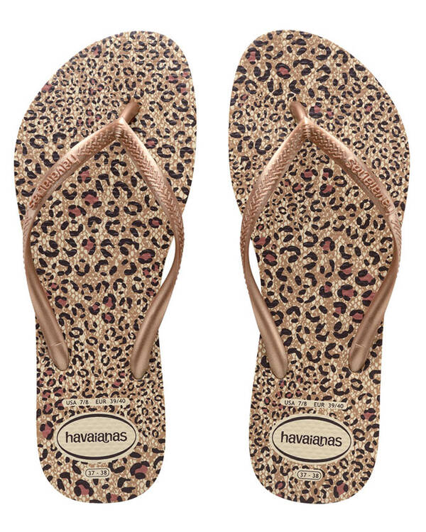 Havaianas Slim Animal Prints Thongs for Womens