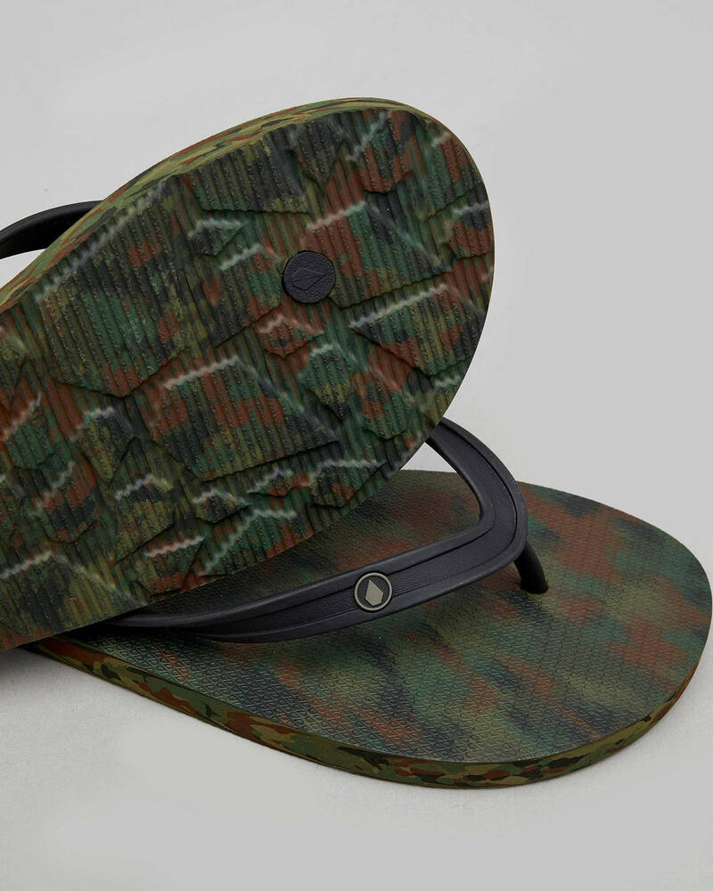 Volcom Rocker 2 Solid Thongs for Mens