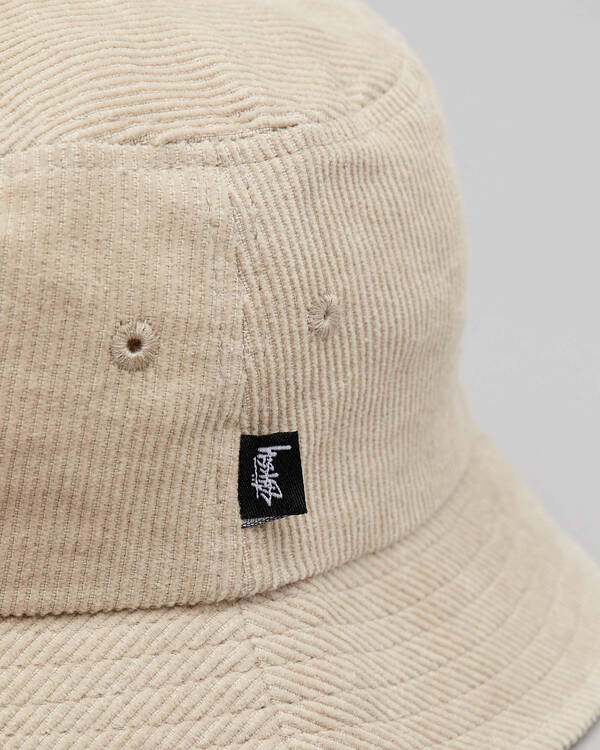Stussy Graffiti Cord Bucket Hat for Womens
