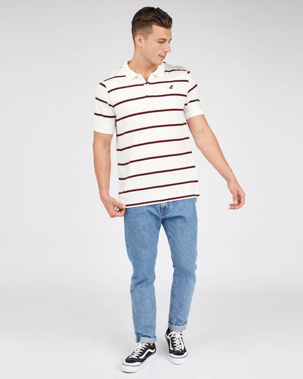 Santa Cruz Wandering Stripe Polo Shirt for Mens
