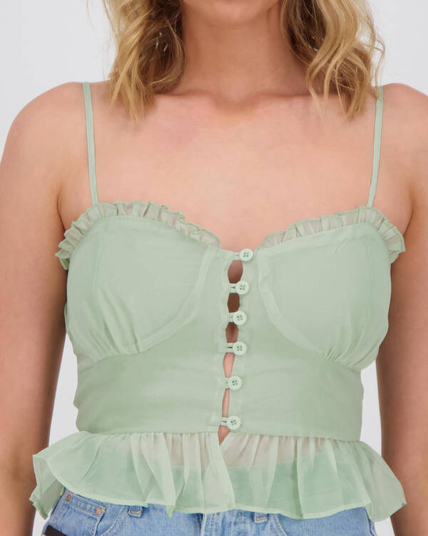 Into Fashions Kasey Crop Top for Womens