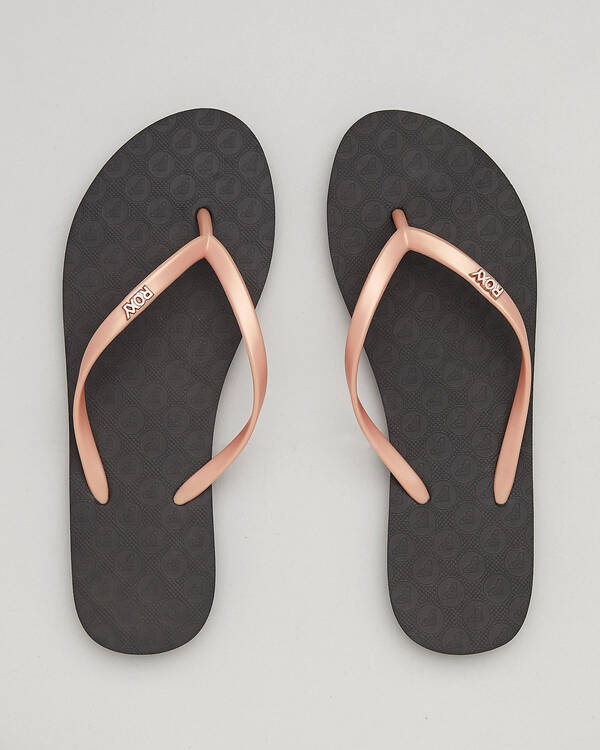 Roxy Viva Tone Metallic Thongs for Womens