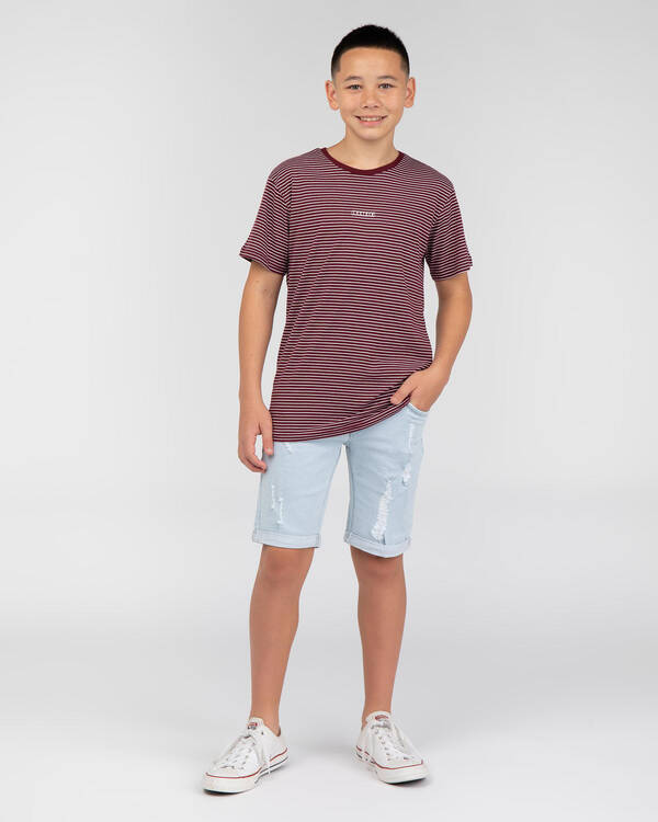 Lucid Boys' Backfire Denim Shorts for Mens