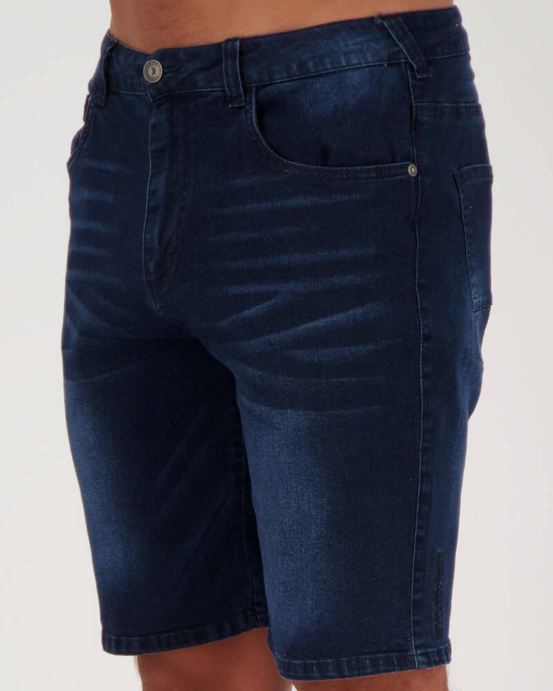 Jacks Char Denim Walk Shorts for Mens
