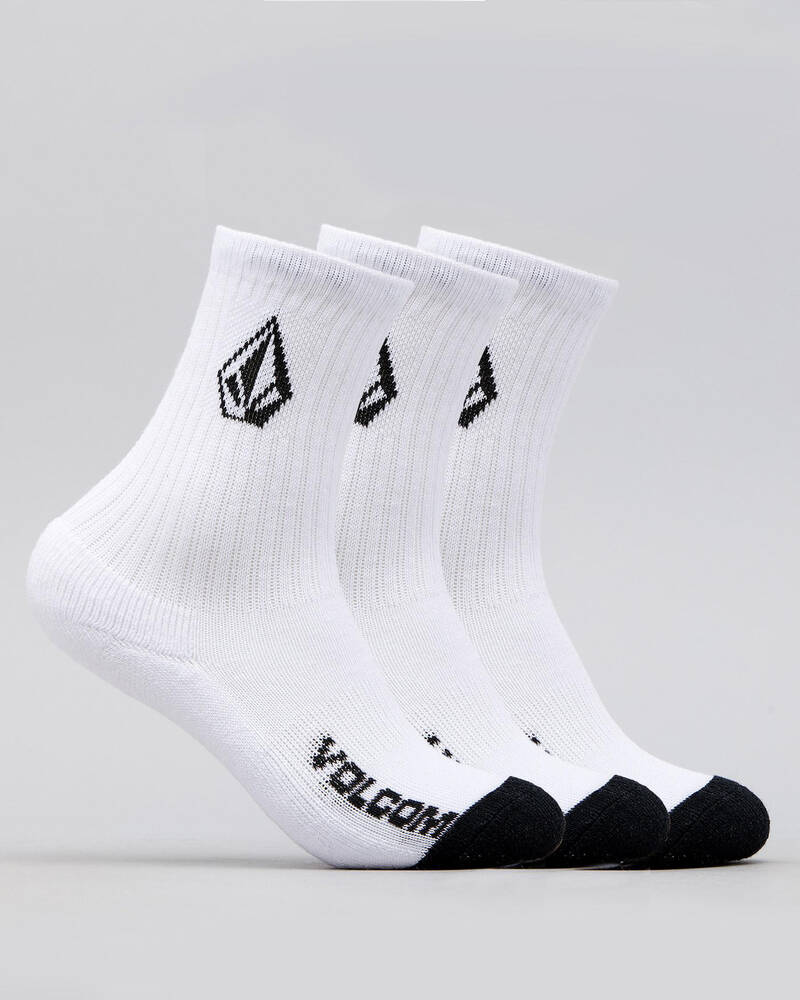 Volcom Youth Full Stone Socks 3 Pack for Mens