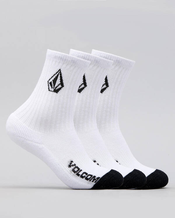 Volcom Youth Full Stone Socks 3 Pack for Mens