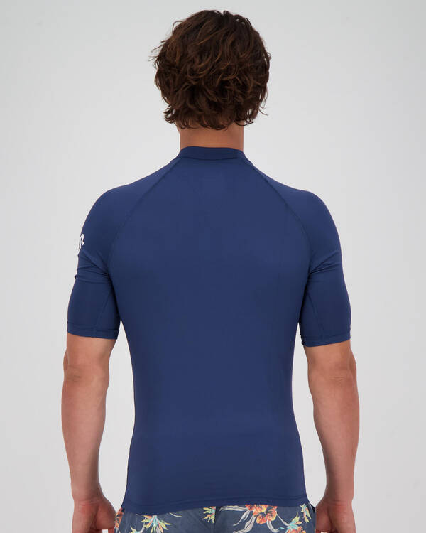 Quiksilver Mens' All Time Short Sleeve Rash Vest for Mens