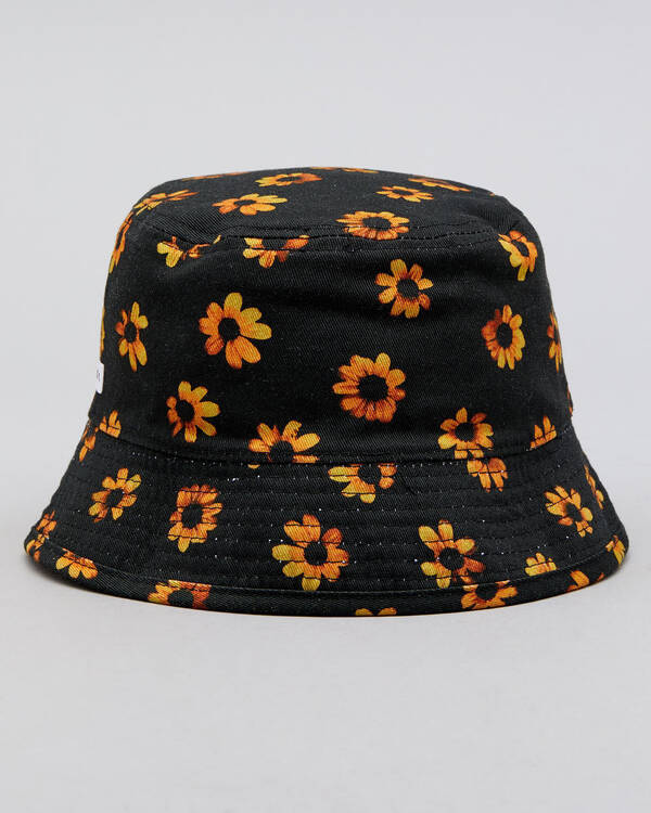 RVCA Denim Daisy Reversible Bucket Hat for Womens