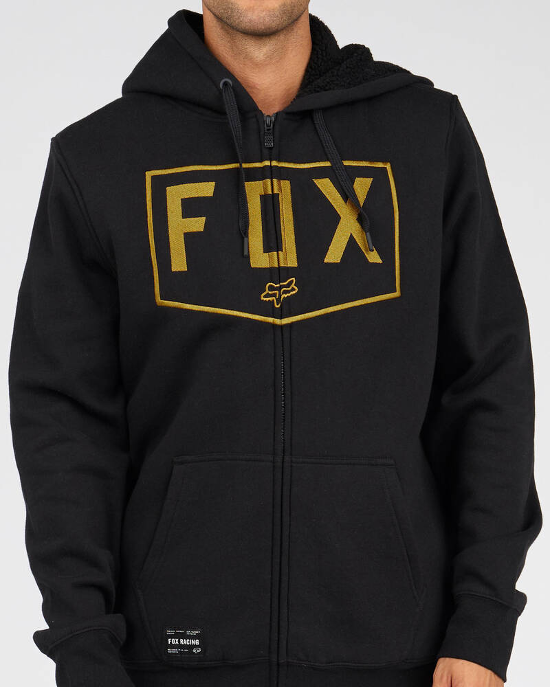 Fox Shield Sherpa Hooded Sweatshirt for Mens