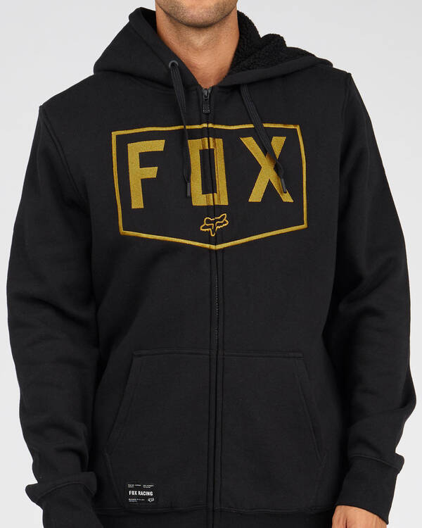 Fox Shield Sherpa Hooded Sweatshirt for Mens