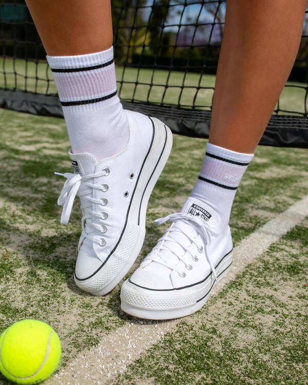 Converse Womens Chuck Taylor All Star Platform Lo-Pro Shoes for Womens