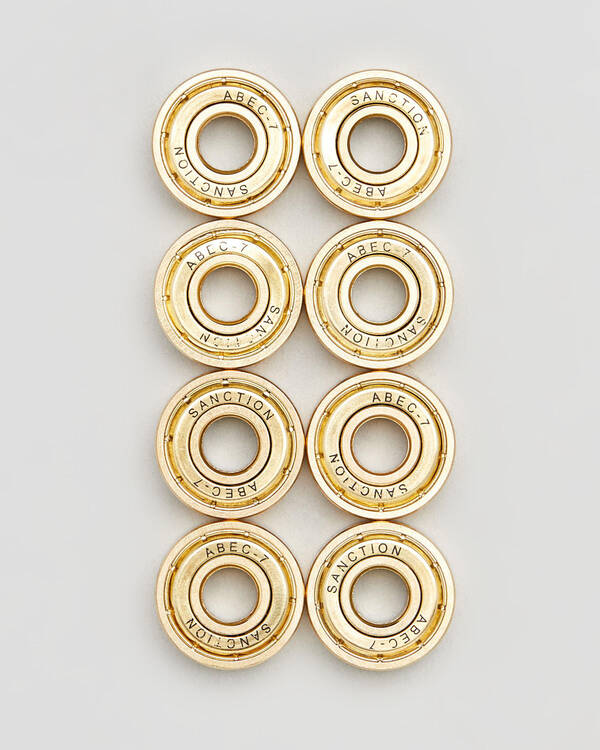 Sanction Abec-7 All Gold Bearings for Unisex