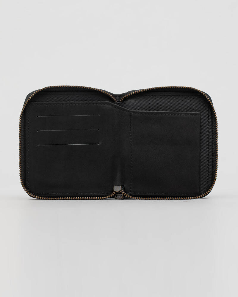 Afends Stash Leather Wallet for Mens