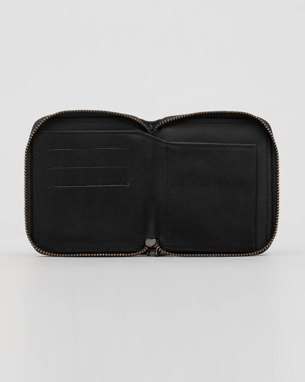 Afends Stash Leather Wallet for Mens