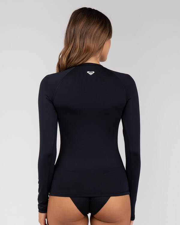 Roxy Essentials Long Sleeve Rash Vest for Womens