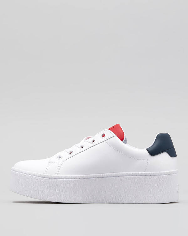 Tommy Hilfiger Womens Jeans Icon Leather Shoes for Womens