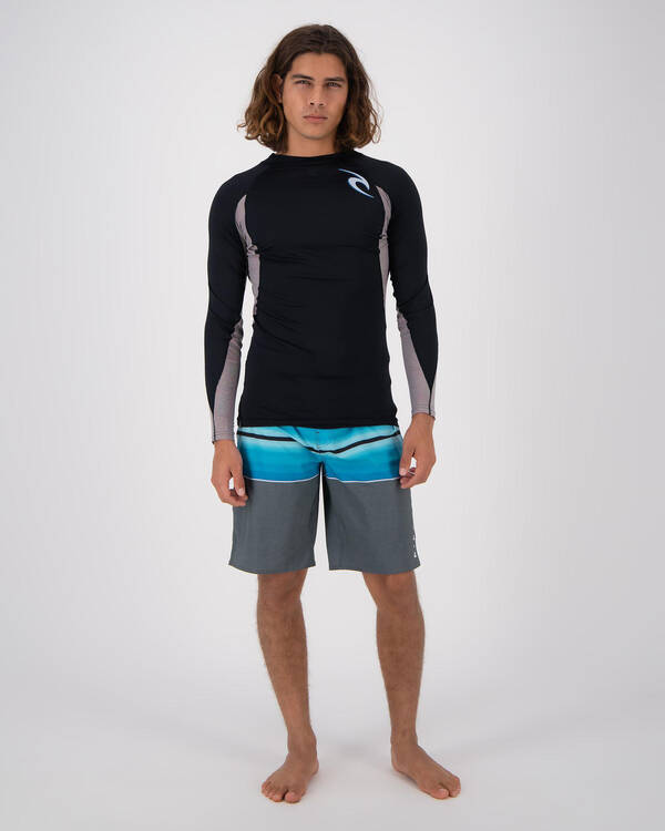Rip Curl Wave Long Sleeve Rash Vest for Mens