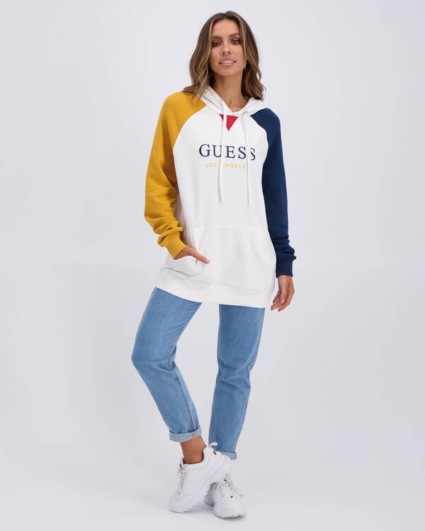 GUESS Go Colour Blocked Hoodie for Womens