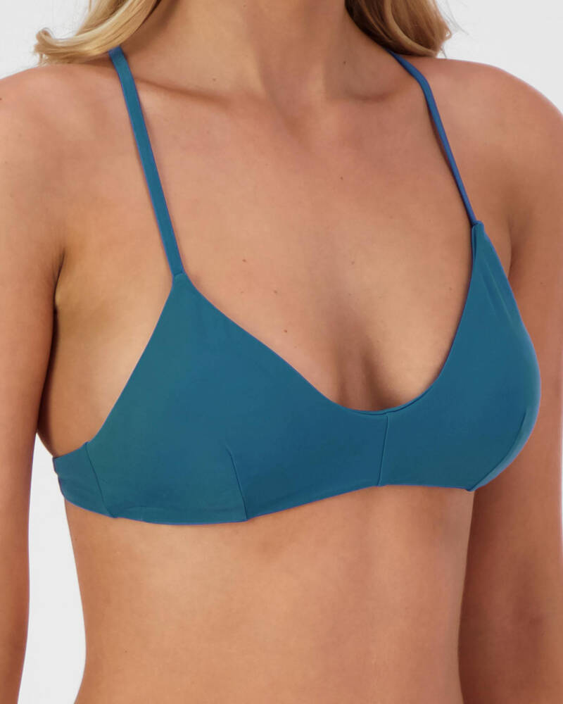 RVCA Solid Bikini Top for Womens