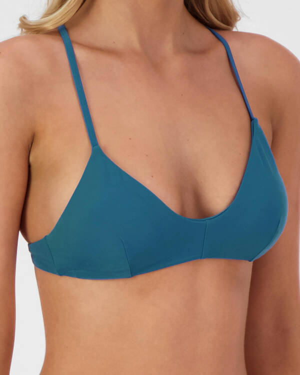 RVCA Solid Bikini Top for Womens